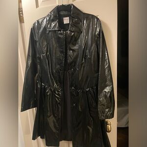 Valentino black raincoat
